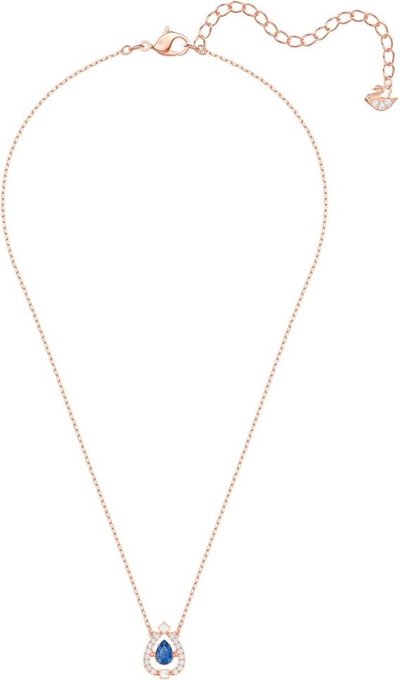 スワロフスキー スパークリングダンスハートネックレス ピンク 5465284