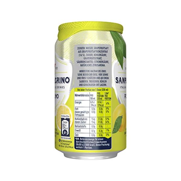Sanpellegrino | Grapefruit Limonade | Pompelmo | Hoher Fruchtanteil 16% frisch gepresster Grapefruit | Leicht herbe… – Bild 5