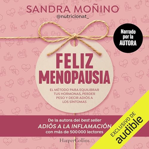 Diseño de la portada del título Feliz menopausia