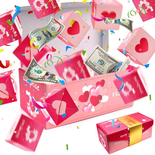 Boîte cadeau surprise explosion DIY personnalisable pour photos de mariage