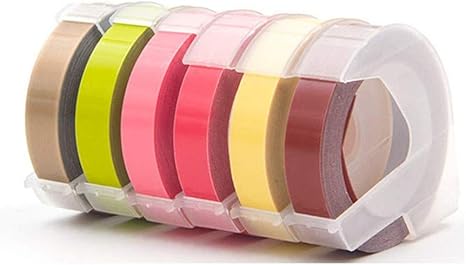 Replace Dymo Embossing Label Maker Tape 1/4 Inch, 3D Plastic ...