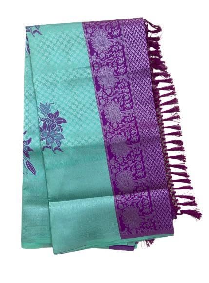 Soft Silk Saree for Women with Contrast Border & Rich Pallu | Lightweight Traditional Saree | Festive, Wedding Saree-image-11