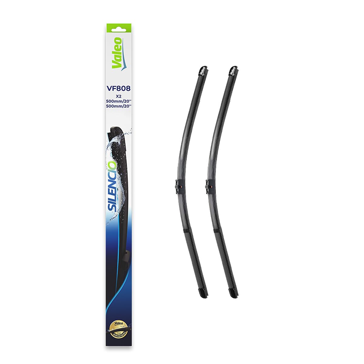 Valeo Silencio 2x Pióra Wycieraczek VF808 - Przód - 500 mm / 500 mm