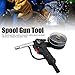 Welding Spool Gun, Mig Spool Gun Aluminium Air Cooled Gas Welder Tool Accessory for Manufacture Maintenance Lincoln Aluminum Spool Gun mig welder spool gun for aluminum welding