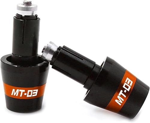 Universal Motorcycle 78''22mm Handlebar Grips Ends Handle Bar Cap End Plugs Counterweight Slider for Yamaha MT-03 MT03 MT 03 Grips Bar Ends (Color