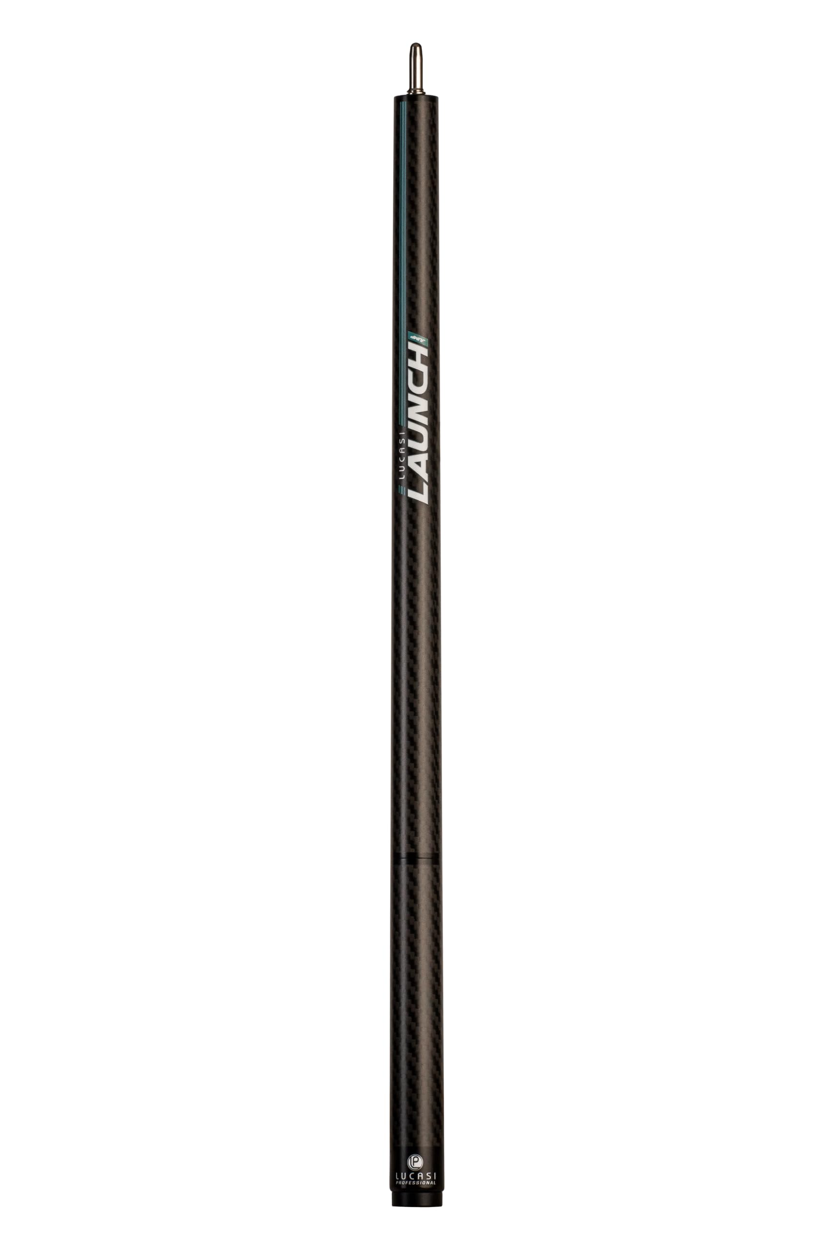 Lucasi Launch Kohlefaser-Springqueue – 3-teiliger Billard-Springqueue mit 13,8 mm Bakelit-Spitze, Uni-Loc-Gelenk, umschlaglosem Kohlefaser-Griff und Gelenkschutz – 368 g (LCLAUNCH)