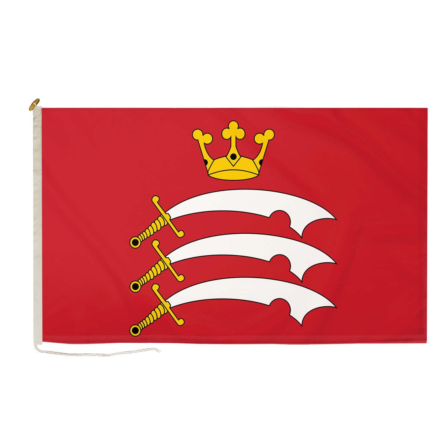 DuraFlag Middlesex Flag Premium Quality With Rope & Toggle Fittings Reinforced Stitching Suitable For Flagpoles Marine Grade Polyester Boat Flag — image 1