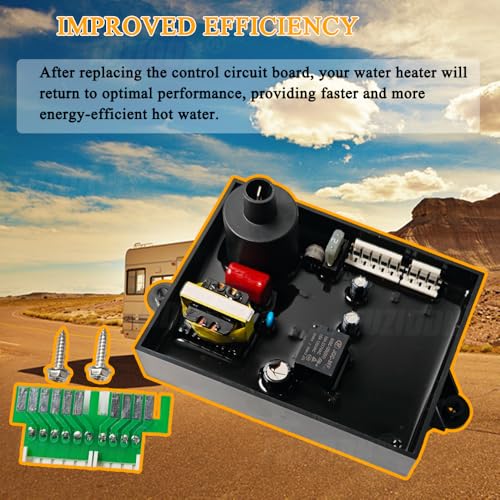 Image of 91365 RV Water Heater Ignition Control Circuit Board 91346 93851 | Compatible with Atwood GC10A-4E GC6AA-10E GCH6A-10E GCH10A-4E RV water heaters to replace 91365 91346 93851 circuit board