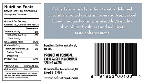 Coles Trout Smoked, Pack of 10 - Thumbnail 2