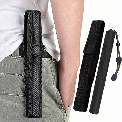 Collapsible Expandable Batons Selfs Defense Telescopic Stick with Anti-Slip Rope Easy to Carry & Used Protect for Women and Police - Thumbnail 2