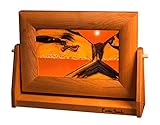 Exotic Sands Sand Pictures - Liquid Sand Timer Small Cherry Frame (Sunset Orange) Voted America's...
