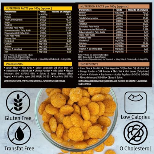 Image of Proseed Jowar Puffs (Cheese, Chatpata Chaat & Peri Peri) | 150g x 3 Packs (Total 450g) | Slow Roasted & 100% Veg | No Refined Flour, Sugar & Trans-Fat | Gluten Free, No Palm Oil, Healthy Millet Snacks