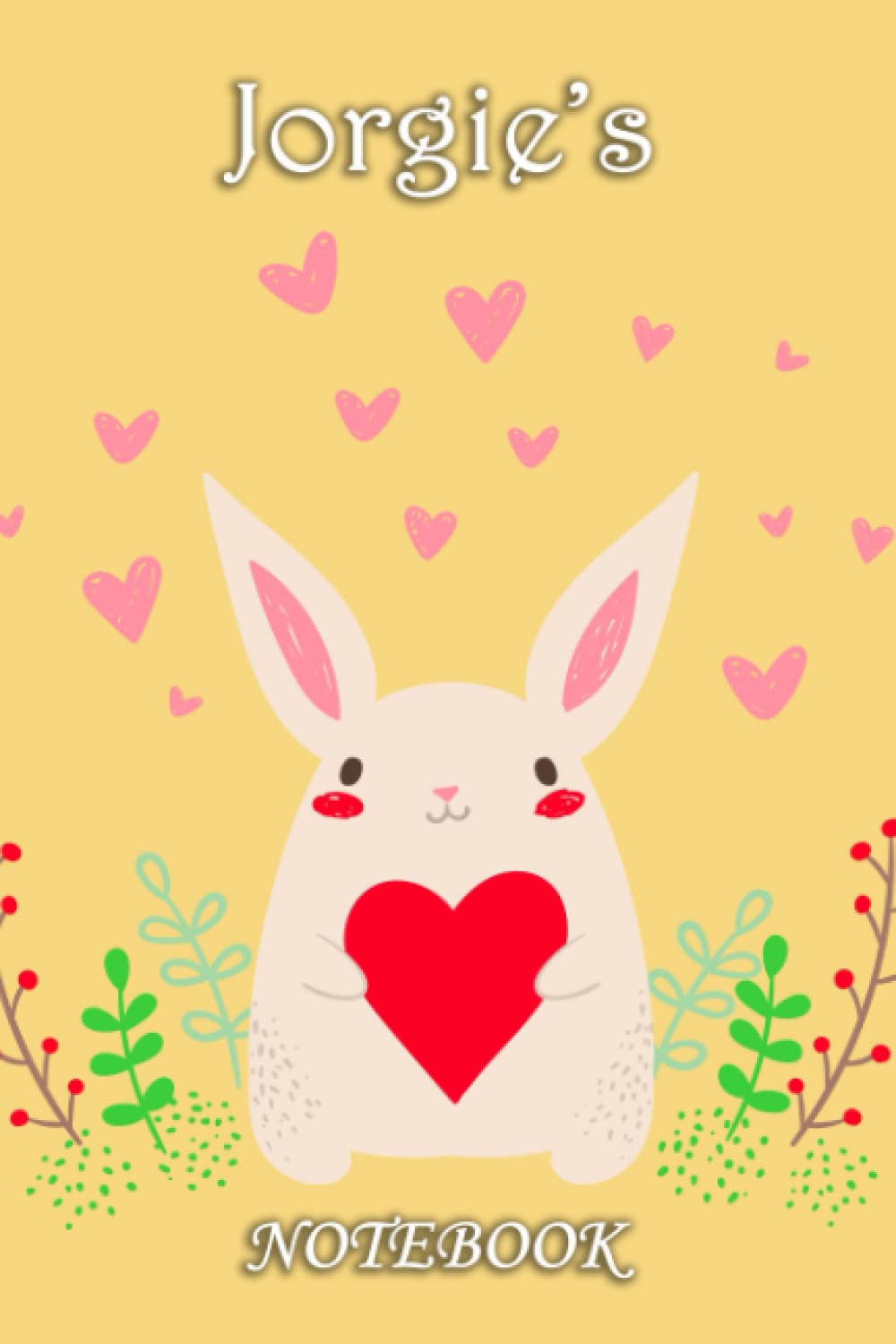 Jorgie's Notebook: Love Heart Rabbit Theme