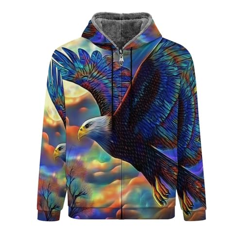 Veste polaire hommes veste zippée avec capuche et cardigan chaud Soaring Eagle