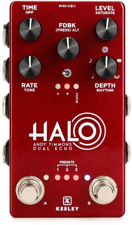 Amazon.com: Keeley Halo Andy Timmons Dual Echo Pedal - Andy Apple
