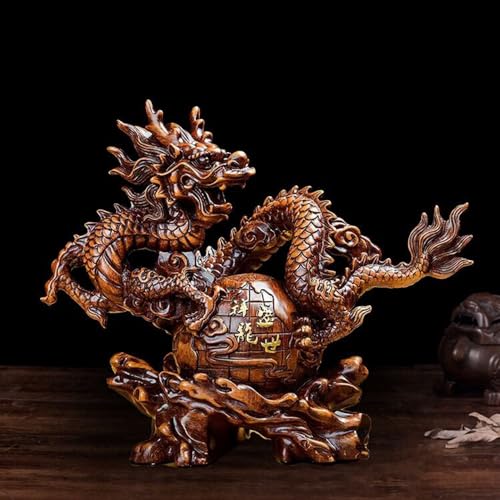 Estatua Feng Shui Dragón 15.5 pulg FUNSXBUG miniatura 4