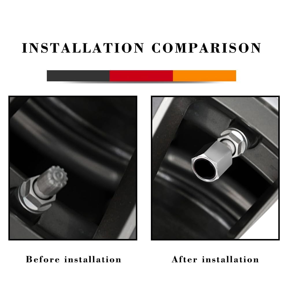 Cenrf 4 Pezzi Auto Tappi Valvole Pneumatici Per Maserati Ghibli GranTurismo Quattroporte Levante,Tappini Gomme Tappi Pneumatici Auto Coprivalvole Cappucci Delle Valvole