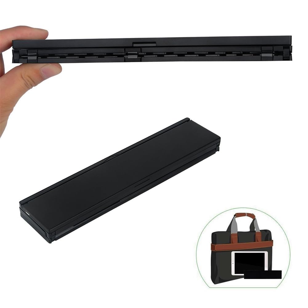 Tastiera Bluetooth Pieghevole da Viaggio Portatile Mini Tastiera BT Wireless per Telefono Cellulare Tablet Computer