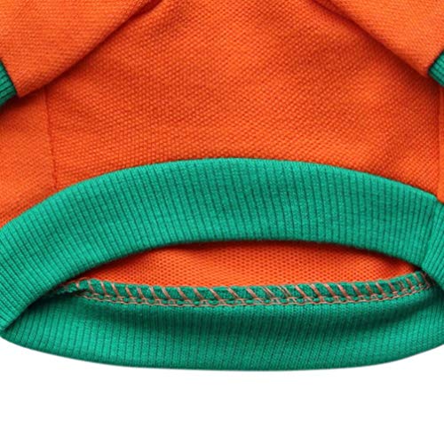 ibasenice Dog Halloween Pumpkin Head T-Shirt Dog Pumpkin Costume Pet Halloween Cosplay Costumes for Small Medium Dogs… - Image 6