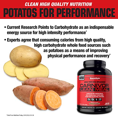 Musclemeds 0891597005284 Carnivor Lean Meal Whole Food Meal Replacement Shake, Mre, Beef Protein Isolate thumb #6