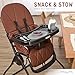 Dream On Me Snack and Stow Highchair | Adjustable Feeding Chair with Removable Tray, Lightweight, Foldable Design, Easy to Clean, Perfect for Toddlers & Infants