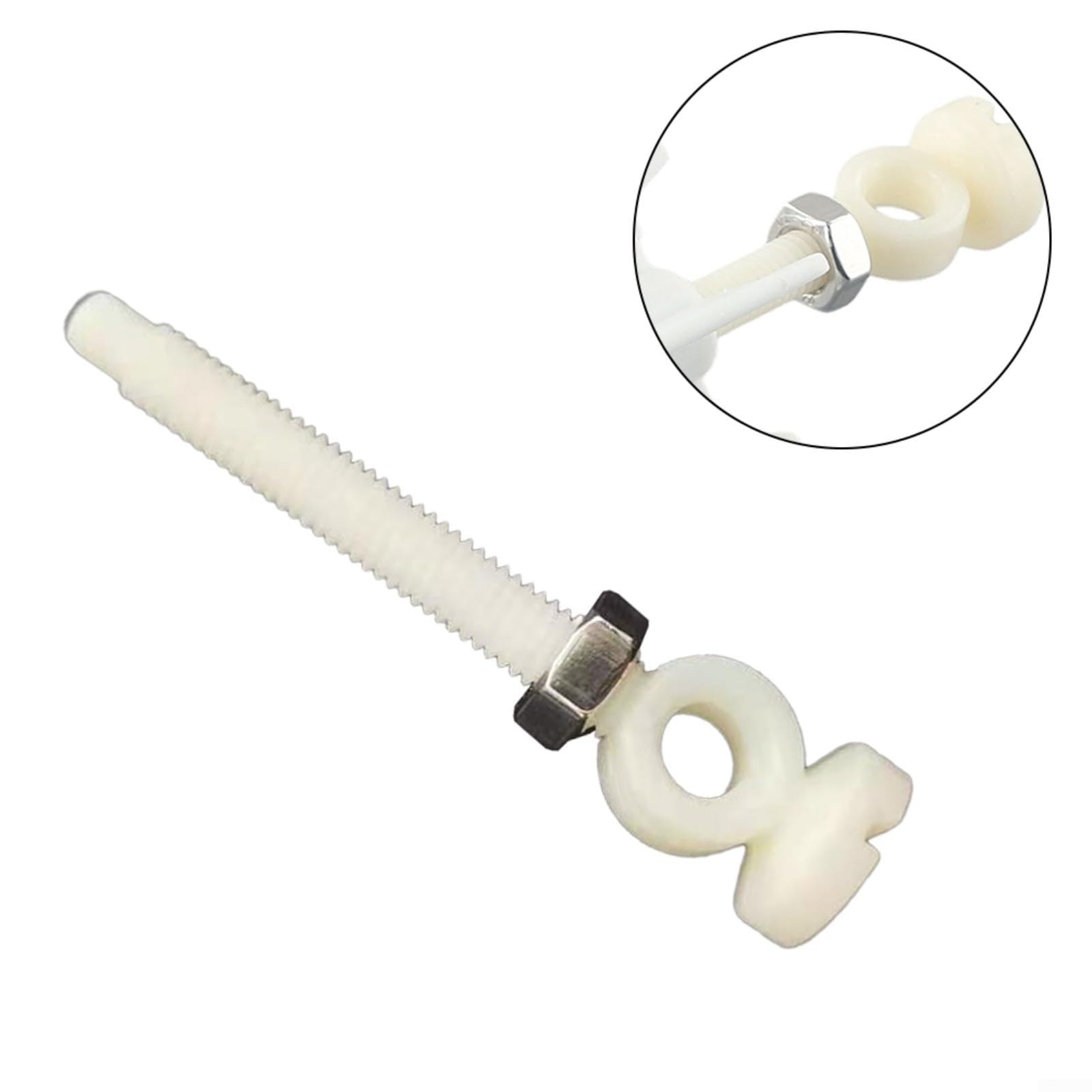 Tornillo de plástico para fregadero de baño, tapón de drenaje de fregadero de baño, tapón de drenaje de botón pulsador (62 mm)