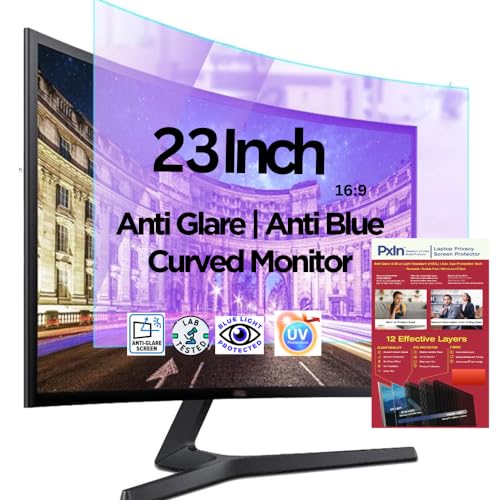 Image of Pxin 23 Inch(16:9) Curved Monitor Anti Glare And Anti Bluelight Screen Guard