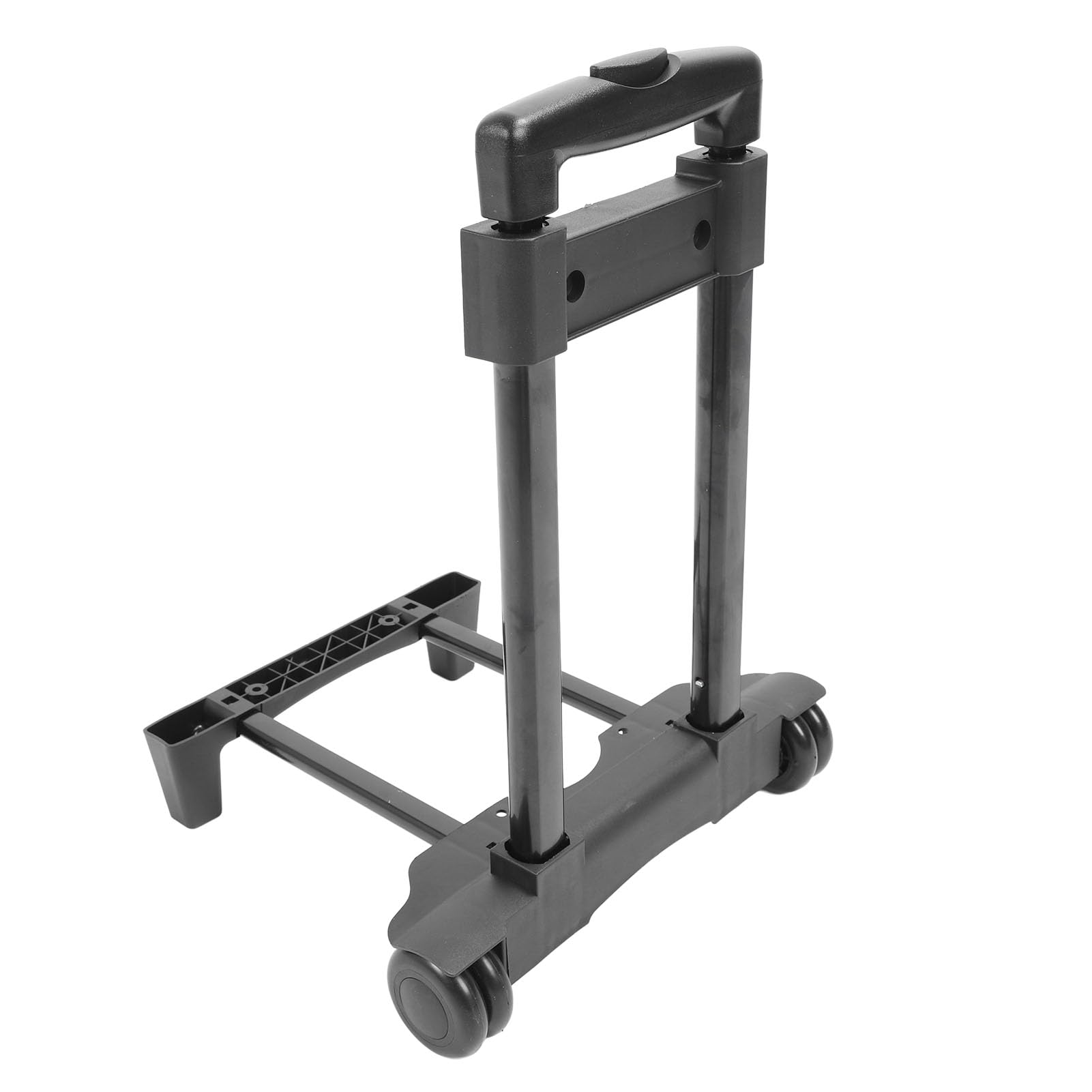 Carrello a Mano Pieghevole in Ferro, Carrello Portaoggetti Portatile per Carichi Pesanti fino a 50kg, 2 Ruote, per Bagagli Shopping Viaggi e Uso Ufficio, Pieghevole e Compatto