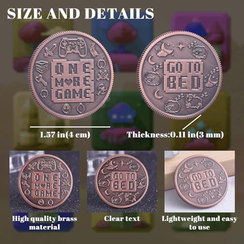Ultimate Gamer Gift for Men – Double Sided Decision Maker Coin for Boyfriend, Husband &amp; Gamers | Stress-Relieving Gaming Accessories for Birthday, Christmas &amp; Valentines Day, Gamer Stocking Stuffer