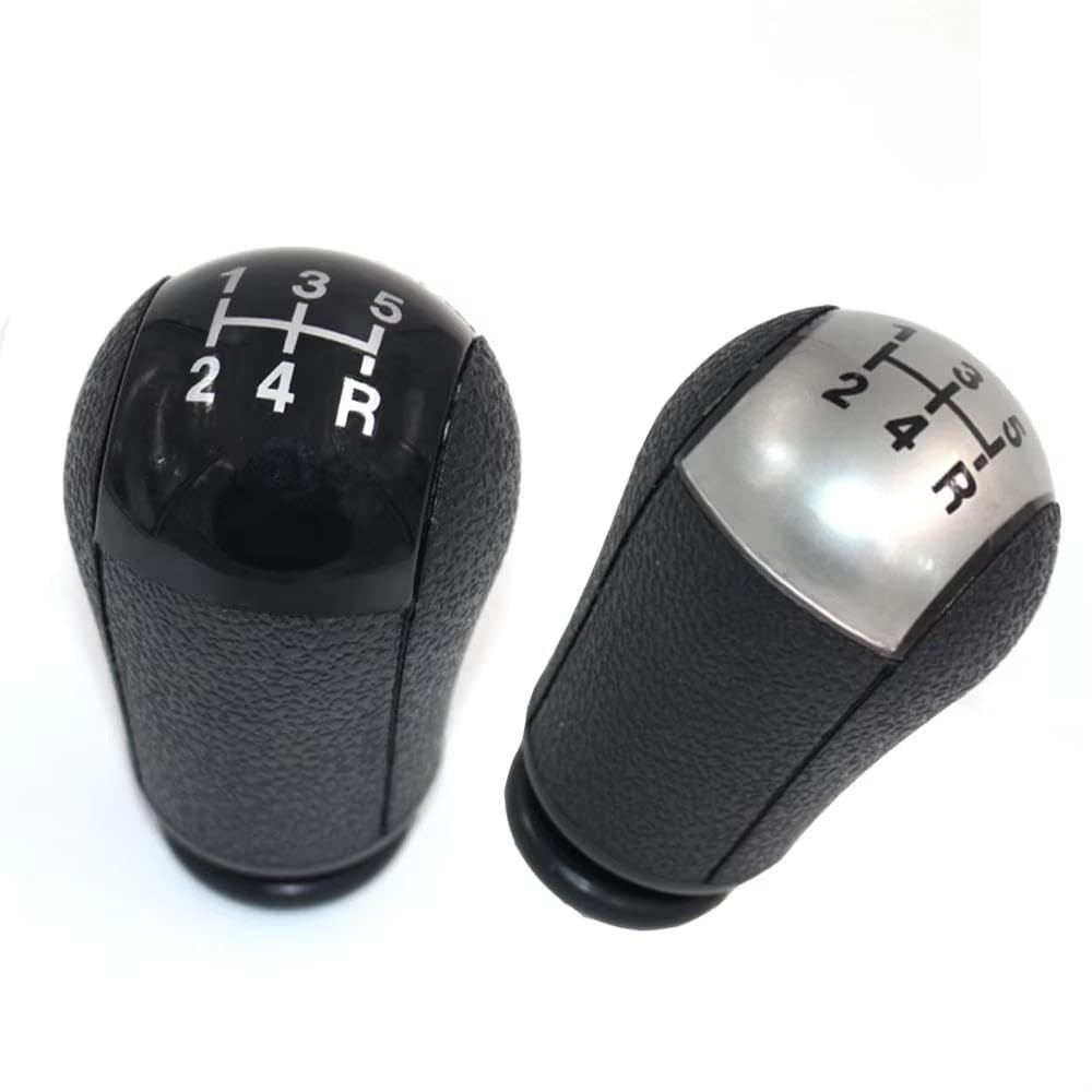 YDXHERTA Auto Accessory 5 Speed Gear Stick Shift Knob for Focus Mondeo MK3 S-MAX C-MAX Mustang Galaxy Fiesta MK6 Transit(Black)