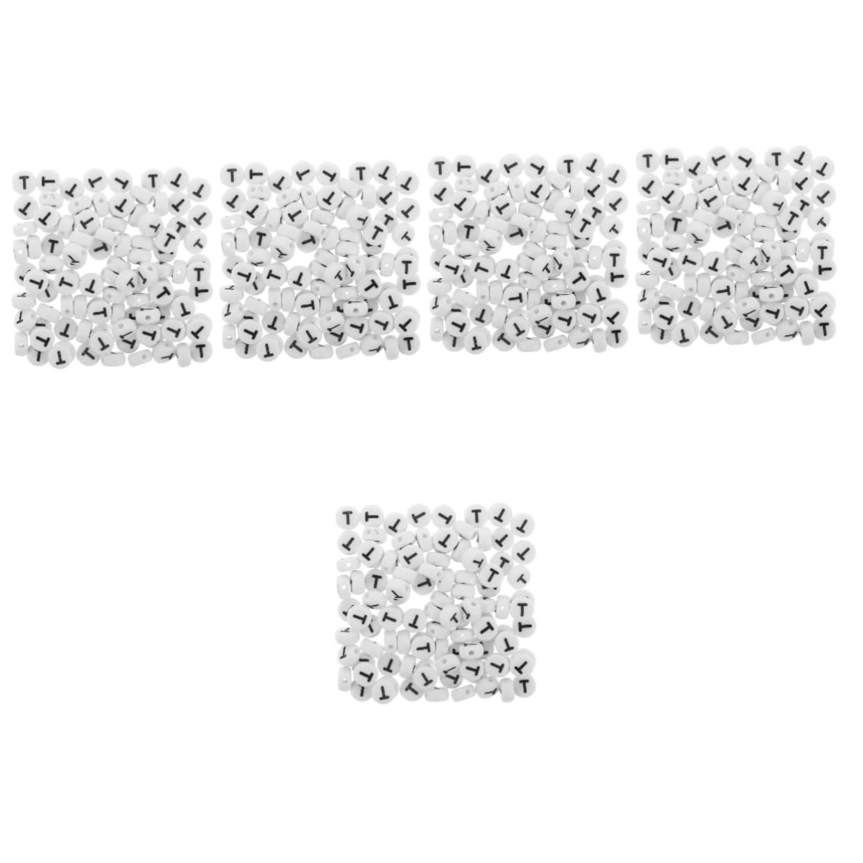 Operitacx 2500piezas Abalorios Letras Para Pulseras Collares y Manualidades Accesorios Creativos Para Joyas Personalizadas