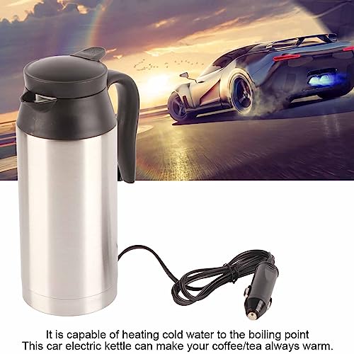 Tetera Eléctrica Portátil para Auto 12V 750ML Acero miniatura 7