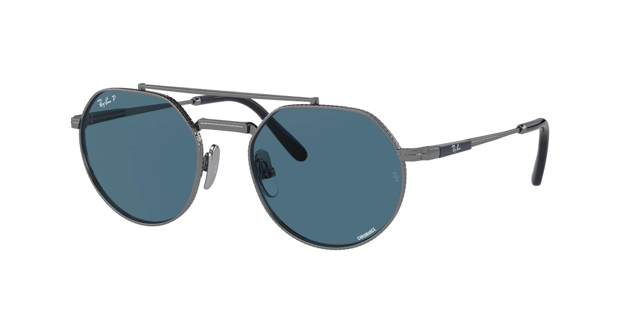Rb8265 Jack Ii Titanium Round Sunglasses
