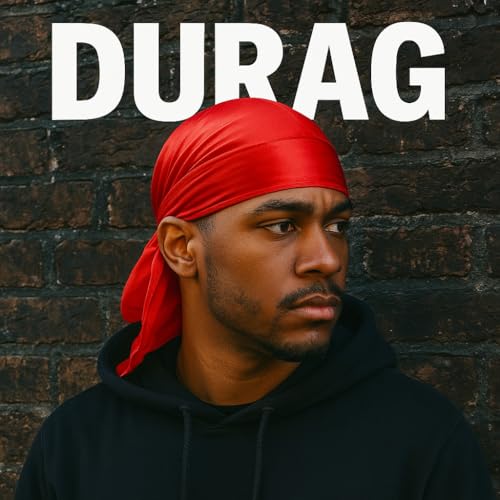 Image of Premium Durag Pack for Men, Silky Doo Rag Cap for 360 540 720 Waves