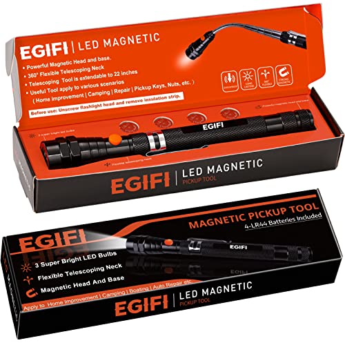 Fathers Day Dad Gifts, LED Magnetic Pickup Tools - image 1