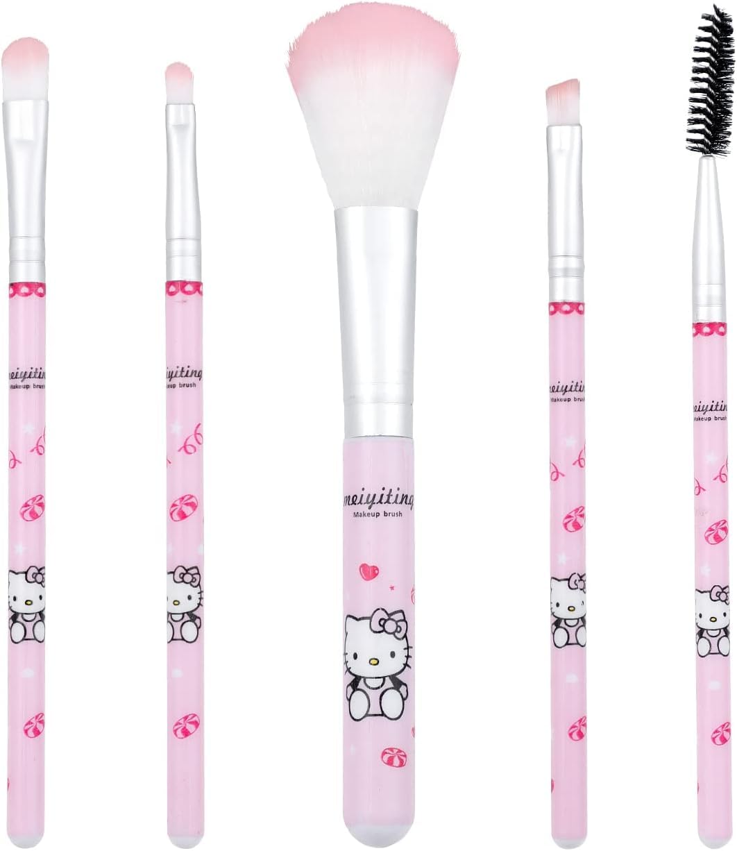 5 Pcs Makeup Brush Set Anime Cosmetic Makeup Brush for Girls-picture-23
