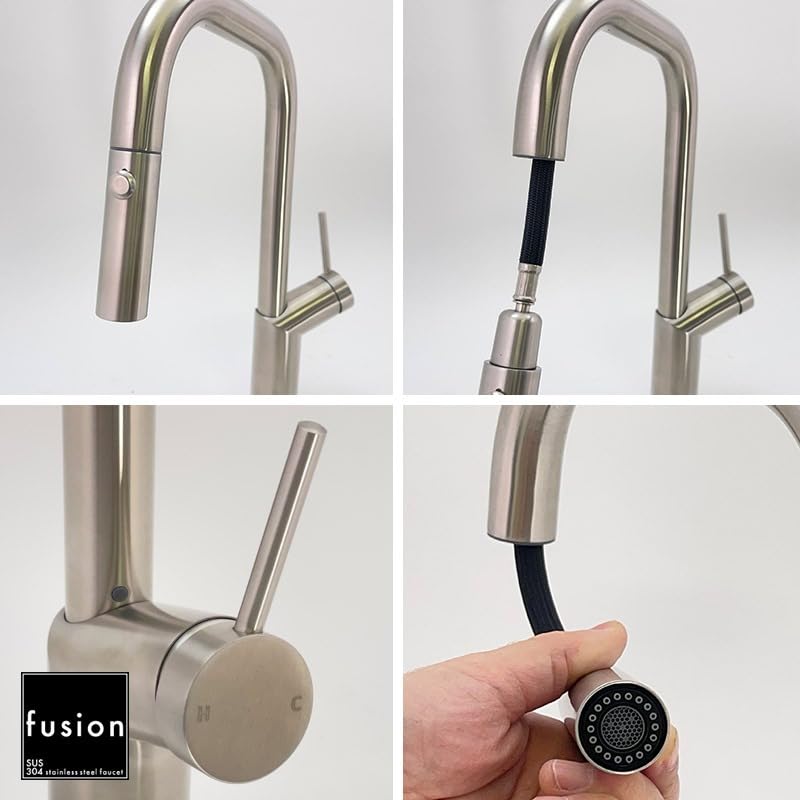 Amazon | fusion シングルレバー キッチン用水栓 SSK358 シャワー
