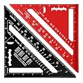 7 inch Rafter Square Aluminum Alloy Double Scale Triangle Ruler Angle Ruler Carpenter Triangle Square Rafter Tool Measurement Tool for Woodworking and Carpentry
