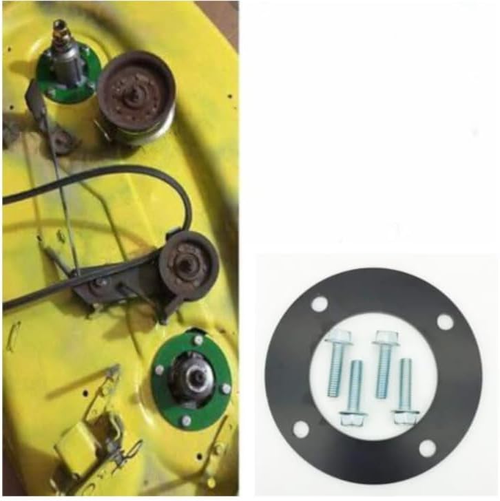 Replacement Mower Deck Spindle Reinforcement Ring Fits John Deere 42" Mower D100 D140 D160 LA100 LA115 LA120 LA125 LA140 LA145 LA155 LA165 X110 X120 X140 L100 L110(Set of 3)