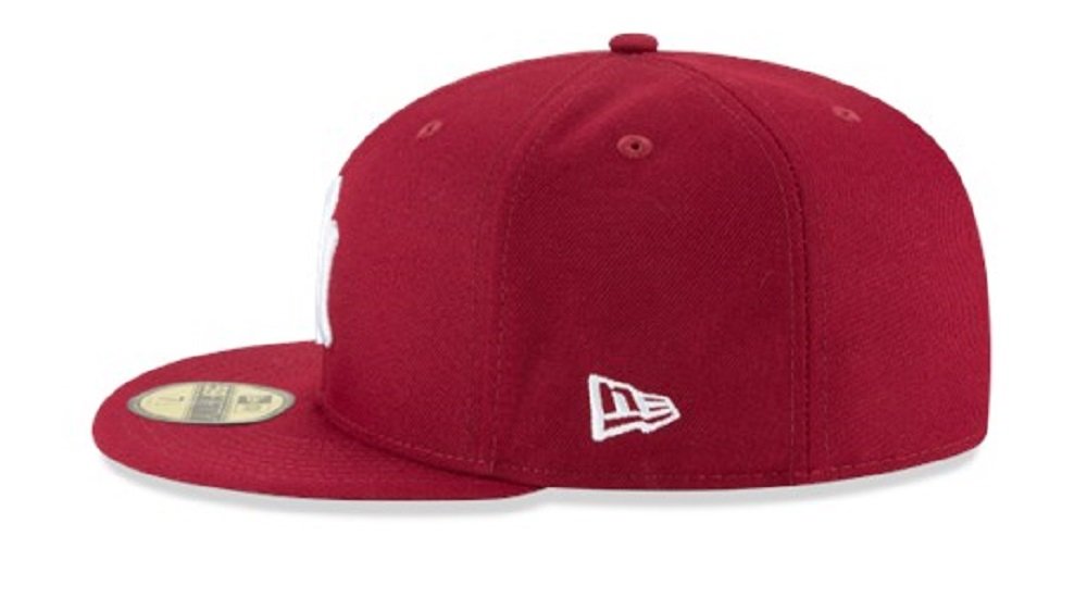 New Era NBA 9Fifty Snapback - Cappellino da Uomo, Bianco, Rosso., 7.875