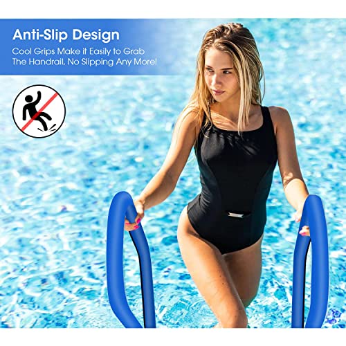 Escalera para piscina de acero inoxidable resistente miniatura 3