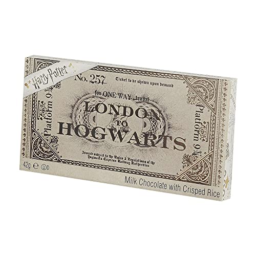 Jelly Belly Harry PotterHogwarts Ticket Chocolate Bar, 42 Gramos
