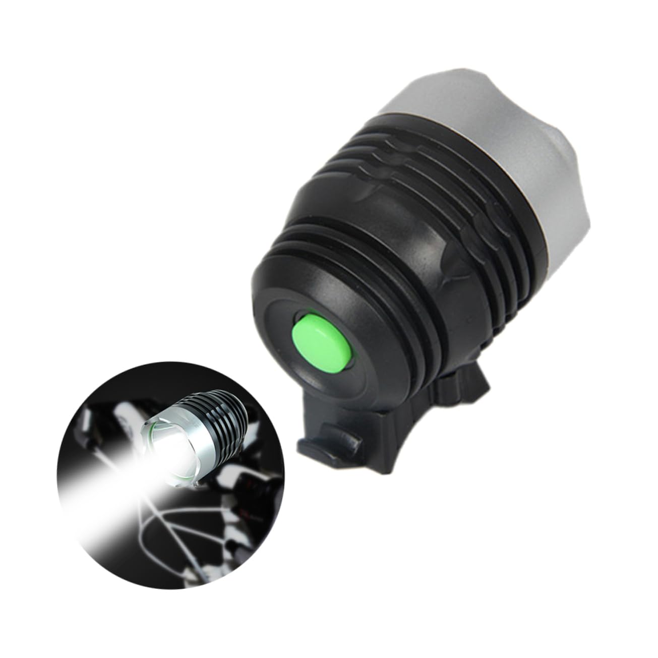 Totority Bicycle Safety Light Small Bike Light Battery-Powered Night Riding Lamp