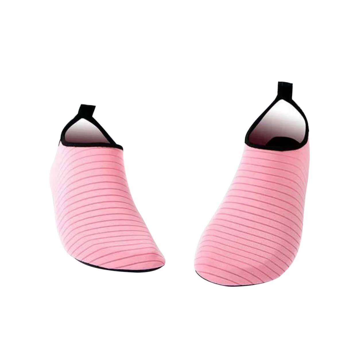 Holibanna 1Pair Silicone Non Slip Yoga Socks for Women Thickened Foot Cover for Home Use Pink Enhance Balance Stability with Durable Elastic Material