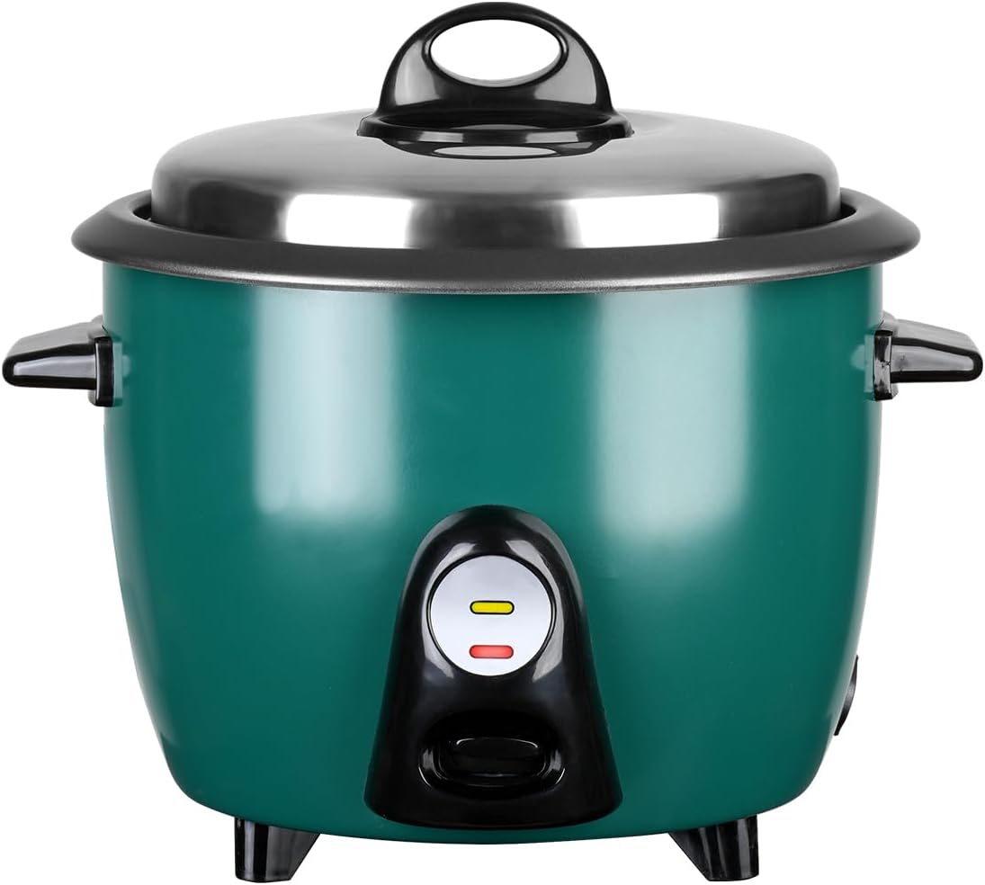 10Cup Rice Cooker, One Touch Stainless Rice Maker with