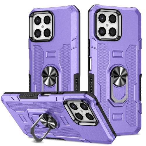 Coque Honor X8 avec anneau de support rotatif protection anti-choc PC