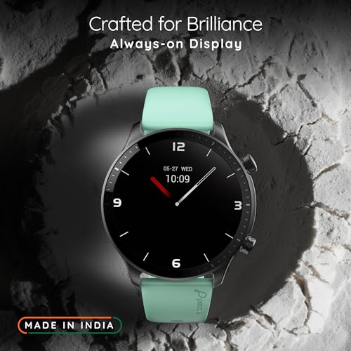 Image of Pebble Cosmos Luxe 3 | 1.43 inch Amoled Display | BT Calling Smart Watch for Men | Health Suite | Multiple Watch Faces