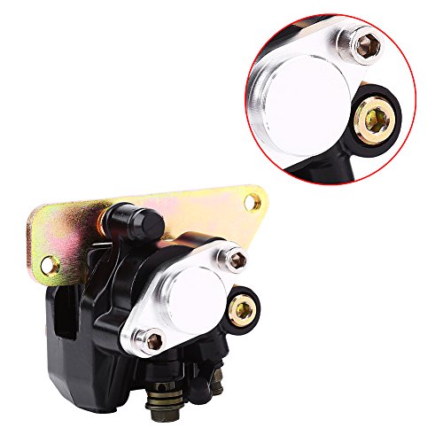 ATV Rear Brake Caliper for Suzuki LT - Z400 Quad Sport LTZ400 2003-2009 2012-2014, Complete Rear Brake Caliper Assembly with Pads and Mounting Bracket, Heavy Duty Metal Design