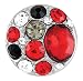 Ginger Snap Vintage Brooch Red and Black
