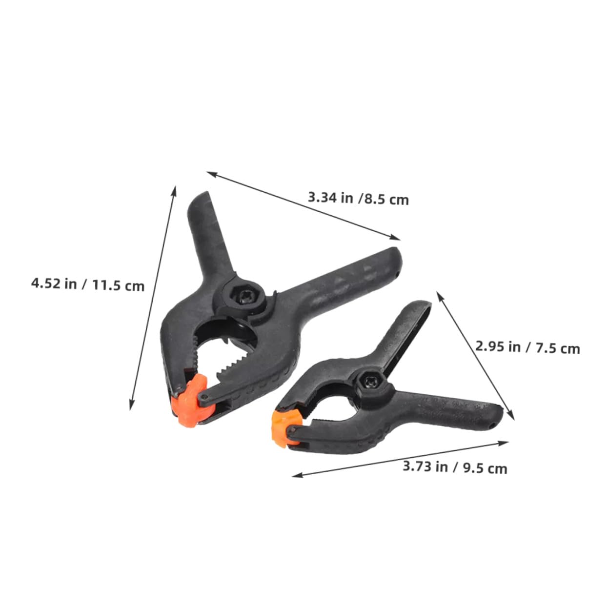 Baluue 20 piezas Abrazaderas Resorte Plástico Clips Pequeños Resistentes para Carpintería Manualidades y Fondos Fotográficos Diseño Compacto y Portátil para Proyectos DIY